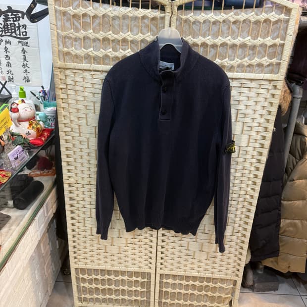 105 정품 스톤아일랜드 반집업 니트 팝니다