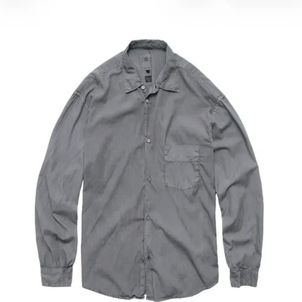 폴리테루 텐코 셔츠 미드그레이