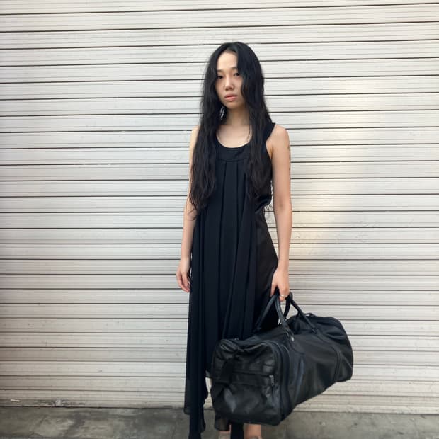 꼼사이즘 실크드레스