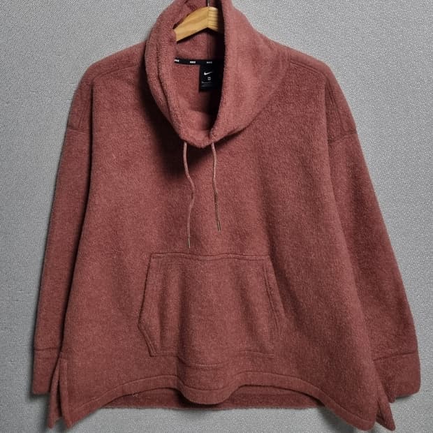 XL ) 나이키 인디핑크 후리스 플리스 풀오버 맨투맨