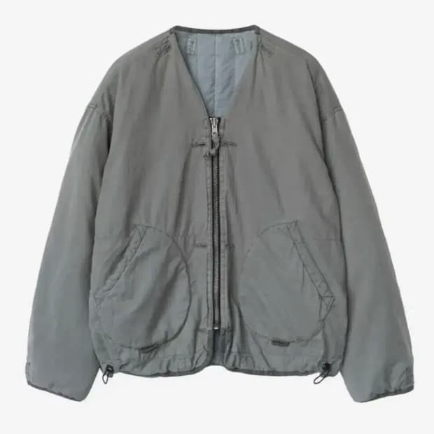 23FW 폴리테루 리버시블 라이너 자켓 세이지 제이드 블루