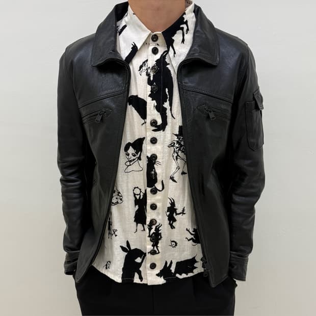 논네이티브 레더 자켓