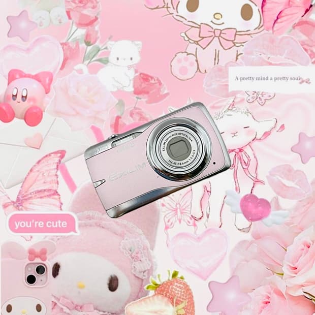 ✨인기✨ 카시오 엑슬림 EX-Z550 핑크 디카 디지털 카메라