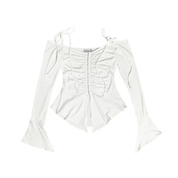 뉴얼린 팅커벨 블라우스 화이트