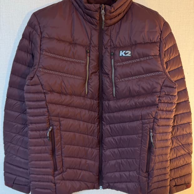 [L]K2 구스다운 경량패딩 버건디