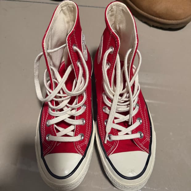 컨버스 척테일러 하이 레드 235