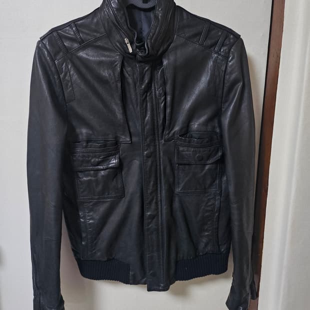 솔리드 옴므 가죽 자켓  블랙 95