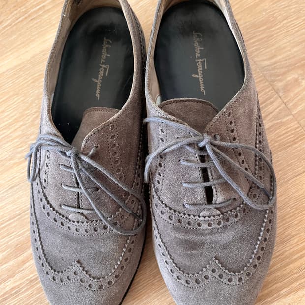 Salvatore Ferragamo_페라가모 스웨이드 옥스포드화_245