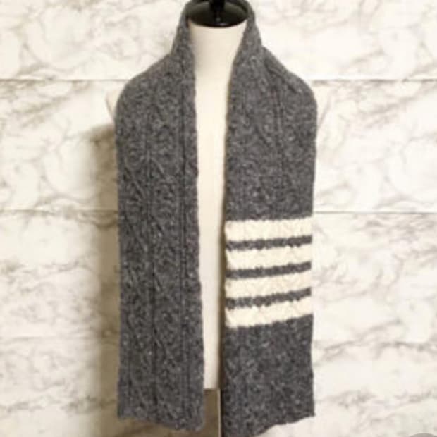 톰브라운 정품 사선 머플러