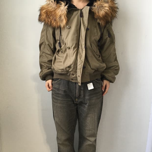 Moussy fake fur hood jacket