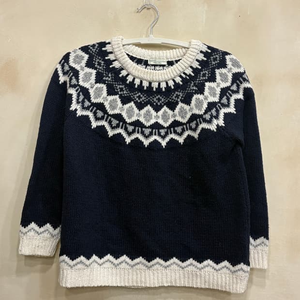 일본빈티지 노르딕 니트