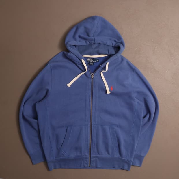 폴로 랄프로렌 헤비코튼 후드집업 A1435