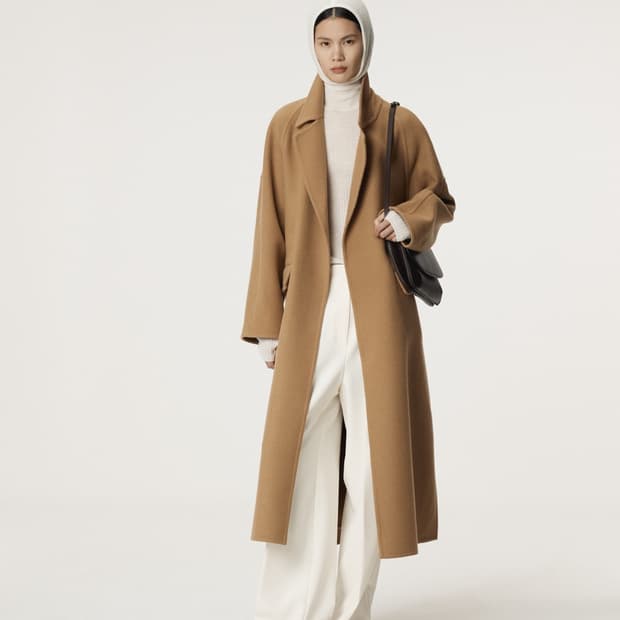 렉토 RECTO 클래식 벨티드 핸드메이드 코트