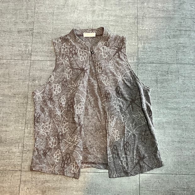 일본빈티지 Admirable 올드스쿨아메카지 레이어드베스트조끼