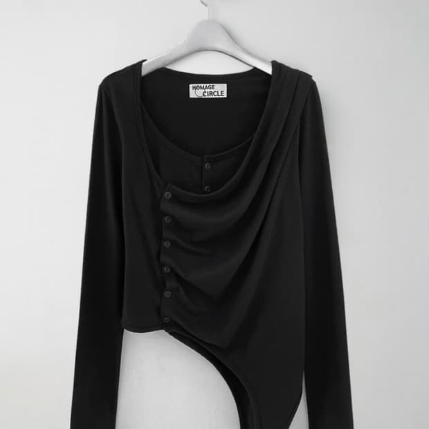homagecircle, draped cardigan
