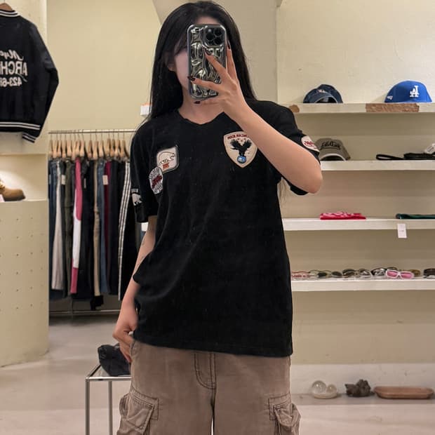 지프 스피릿 패치 반팔 티셔츠 U1208