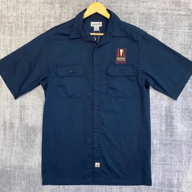 Carhartt 칼하트 S223NVY 오리지널 피트 반팔 워크 셔츠