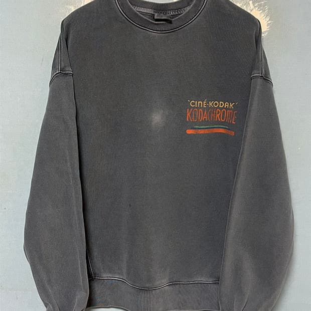 KODAK 코닥 남자 맨투맨 피그먼트 추동복 95-100