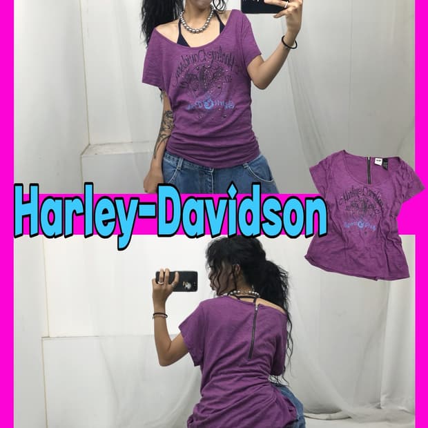 < Harley Davidson Cubic & Zipper Detail