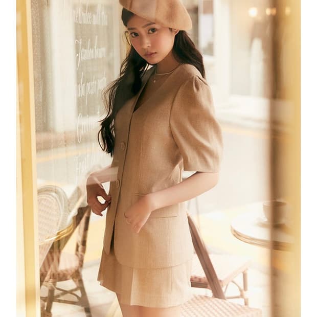 on&on 온앤온 린넨 자켓