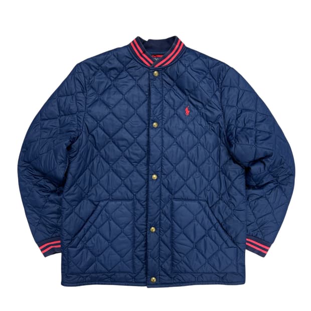 폴로 레드포니 네이비 퀼팅 자켓(18-20)