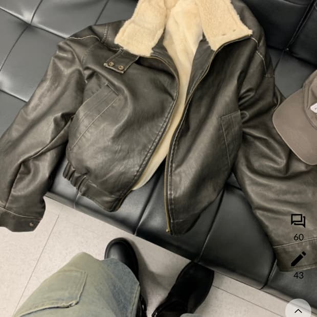 유어제이 | your.j 무스탕 레더자켓