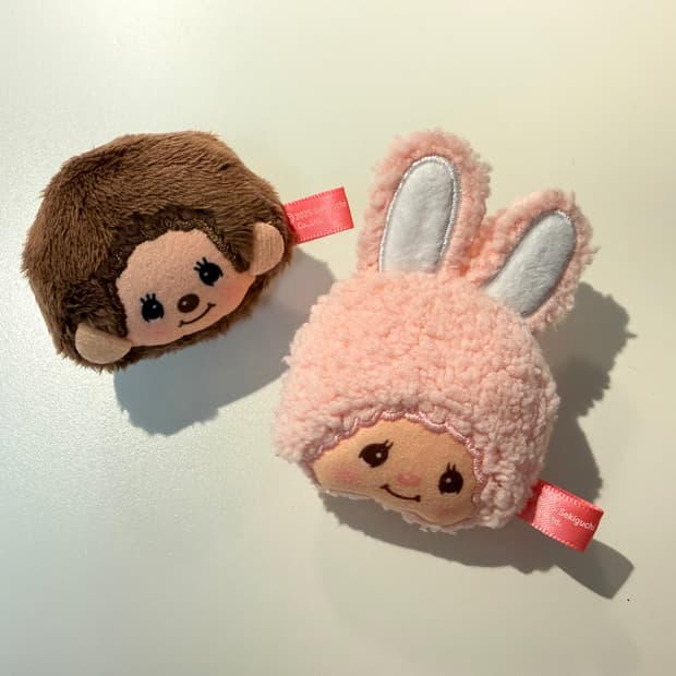 몬치치 치무탄 페이스 클립 2종 세트