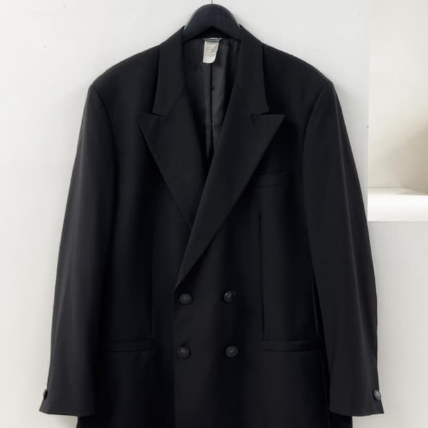 베르사체 블랙 더블 자켓