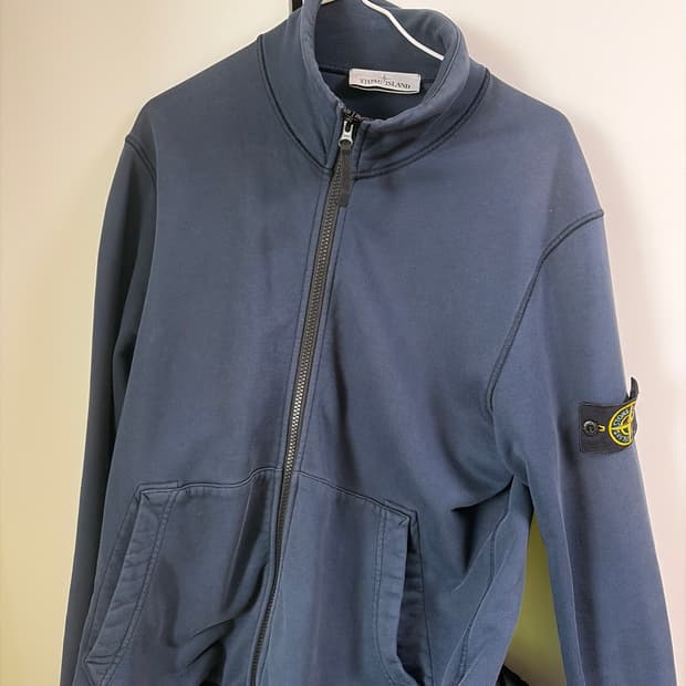 스톤아일랜드 네이비 집업