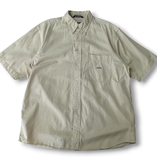 노티카 연노랑 코튼 반팔셔츠 L