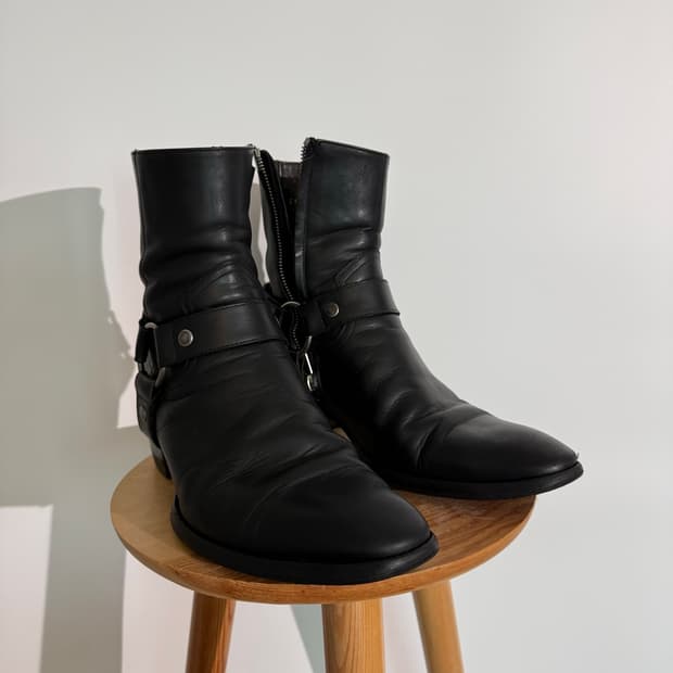 [39.5] Saint Laurent Wyatt Harness Boots