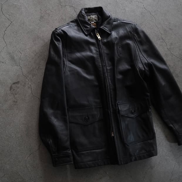 HOGGS x SAN DIEGO LEATHER leather jacket