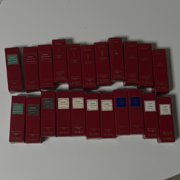 까르띠에 디스커버리 향수 바이알 13종