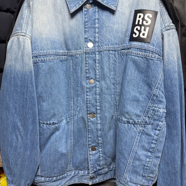 라프시몬스 퍼데님청자켓 