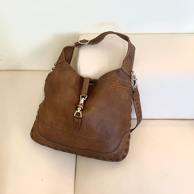 구찌 브라운 뉴재키 숄더백 (정품)