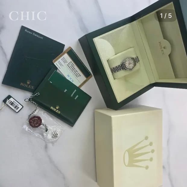 롤렉스 데이저스트 화이트골드 텐포인트 여성 26mm