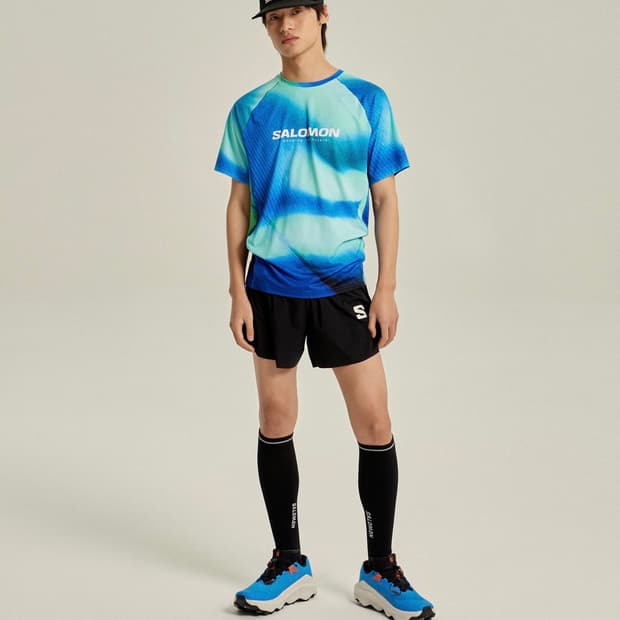 살로몬 크로노웨이브 러닝 반팔티 살로몬반팔