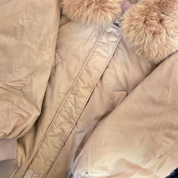 쥬시쥬디 폭스퍼 덕다운 패딩