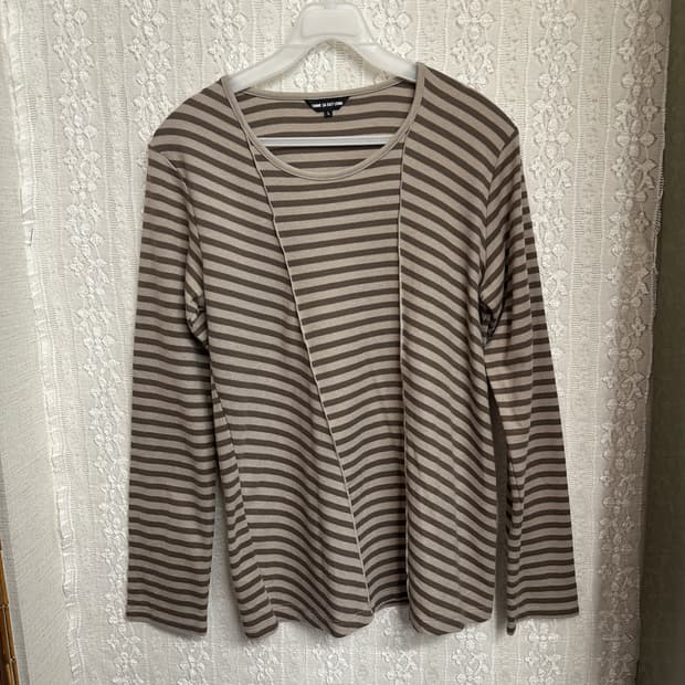 comme ca easy living 절개디테일 긴팔 L