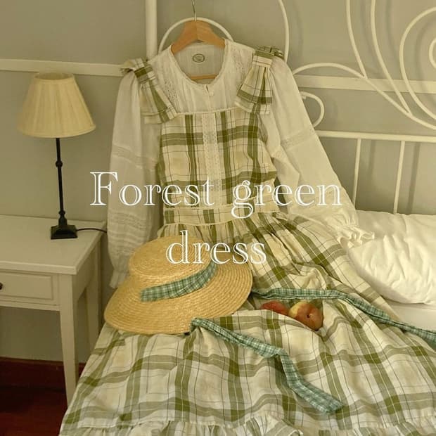 편택포) 달링스튜디오 포레스트 그린 드레스/원피스