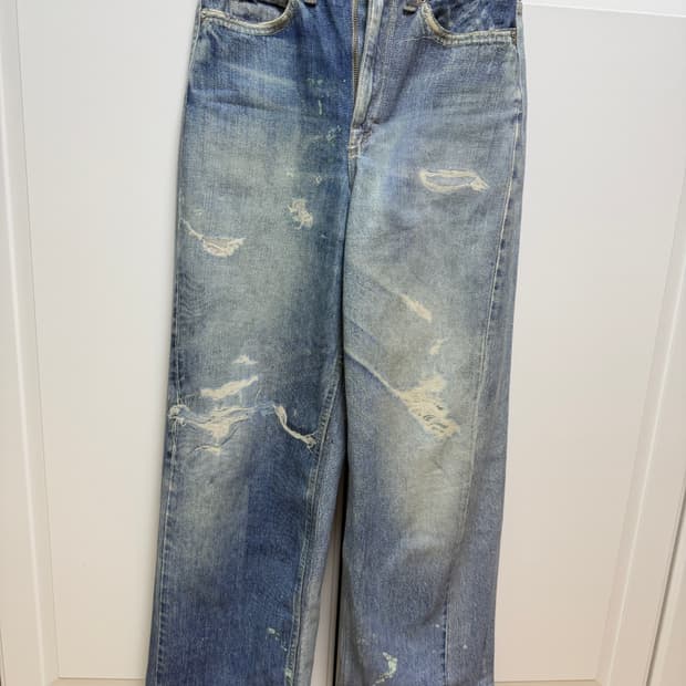 아워레가시 디지털프린트 데님 여성 32