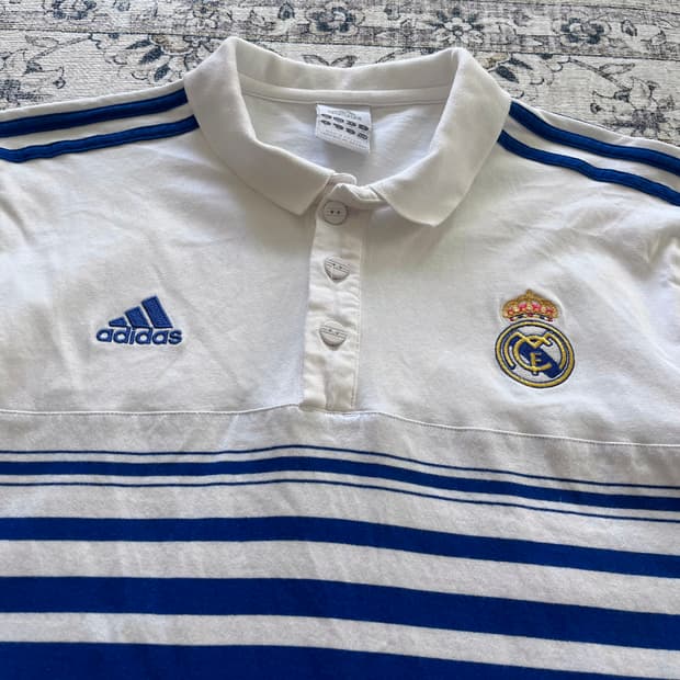 아디다스 레알 마드리드 카라 티셔츠