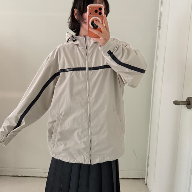 일본빈티지 컨버스 올스타 올드스쿨 바람막이