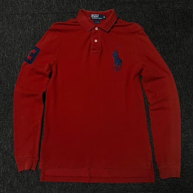 Polo Ralph Lauren 빅포니 넘버 패치 롱슬리브