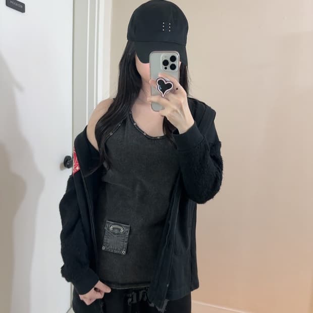 배드블러드 나시 티셔츠 Viper Cotton Rib Tank L사이즈