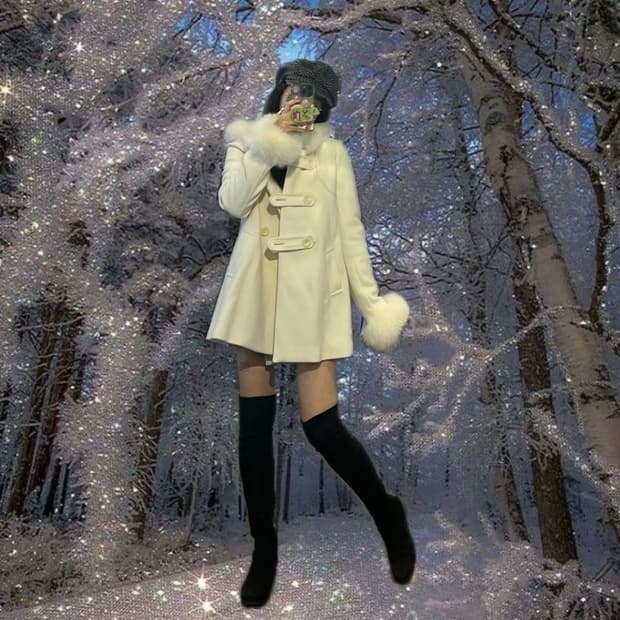 리즈리사 스타일 퍼 반코트(공쥬가되)하메갸루