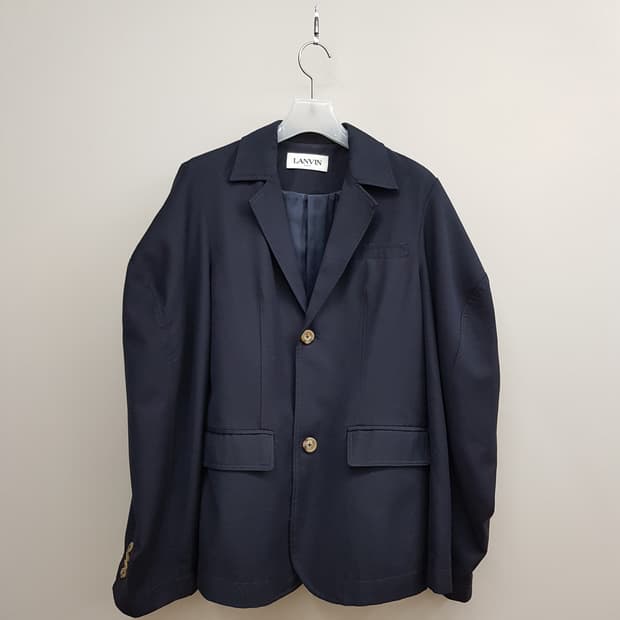 랑방파리 울 블렌드 테일러드 자켓 M사이즈