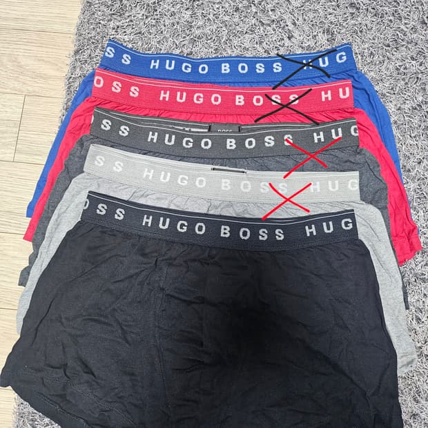휴고보스 남성팬티 블랙1장