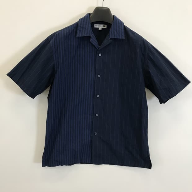 유니클로 x JW앤더슨 오픈카라 반팔셔츠 [M]