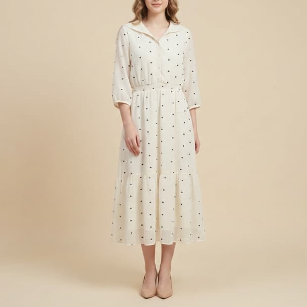 [66]올앤선드리 쉬폰 롱 원피스